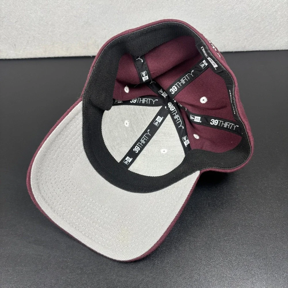 New Era St Annes Belfield School STAB Saints Fitted Hat Cap Maroon Size M/L VA